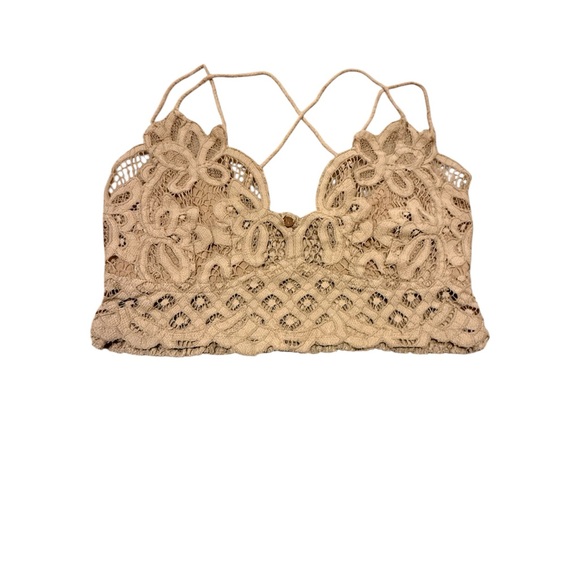 FP One Free People Intimately FP One Adella Bralette NWOT - Nude - Picture 6 of 8